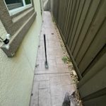 Initial Stages of Outdoor Pathway Preparation