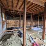 Reinforced Concrete Pour for Retaining Wall