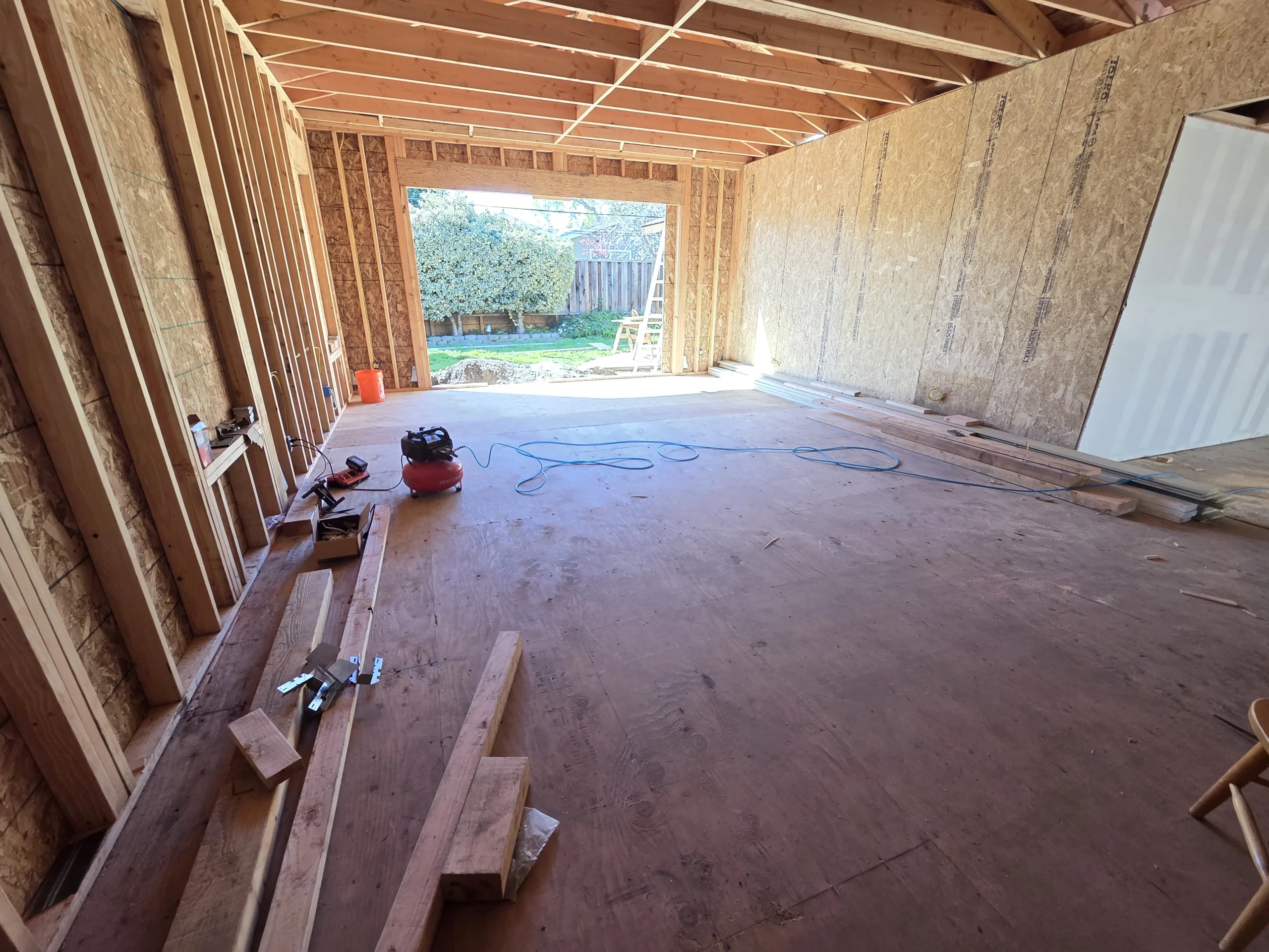 Interior Framing Progress at 9Builders Construction Site