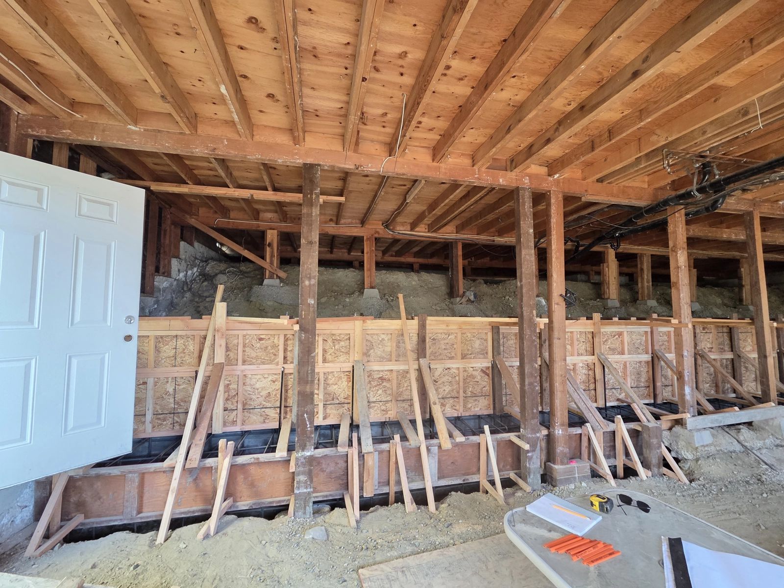 Foundation Work for Retaining Wall Installation