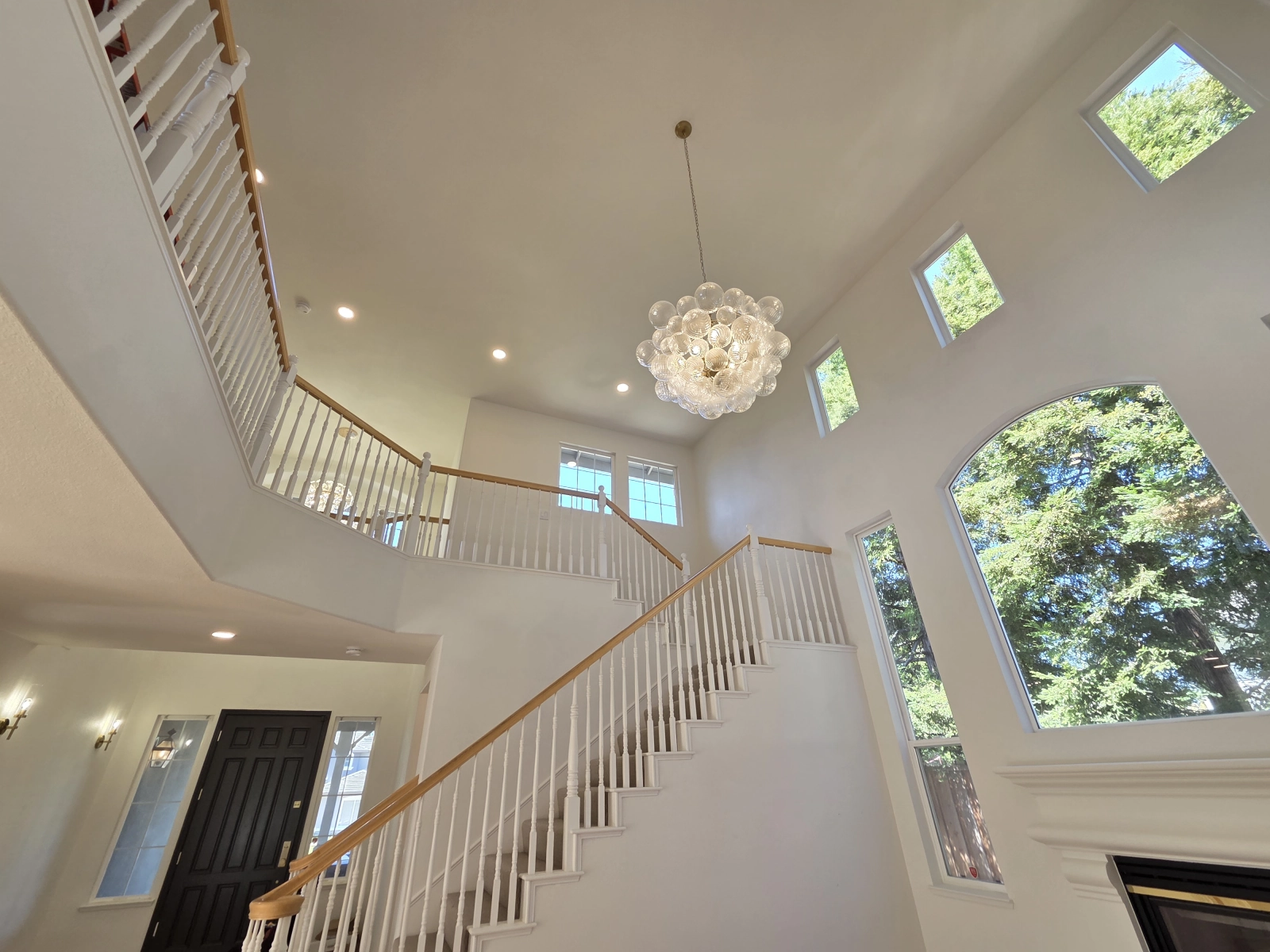 View from the Balcony Overlooking Living Room