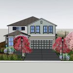 Detailed Garden View – An elevated view of the property’s garden and outdoor spaces.