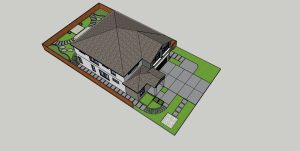 Complete Front Yard Design – A well-maintained front yard with a blend of plants and lawn, providing a welcoming entrance.