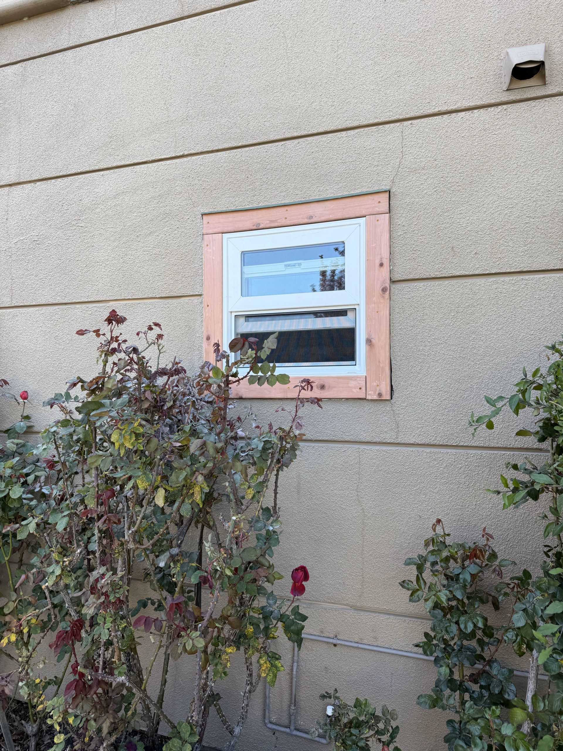 Completed Window Installation with Framing Finished